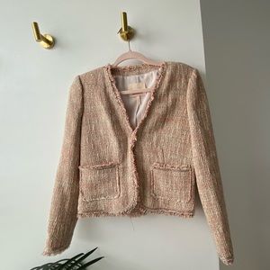 Rebecca Taylor Pink Tweed Jacket
